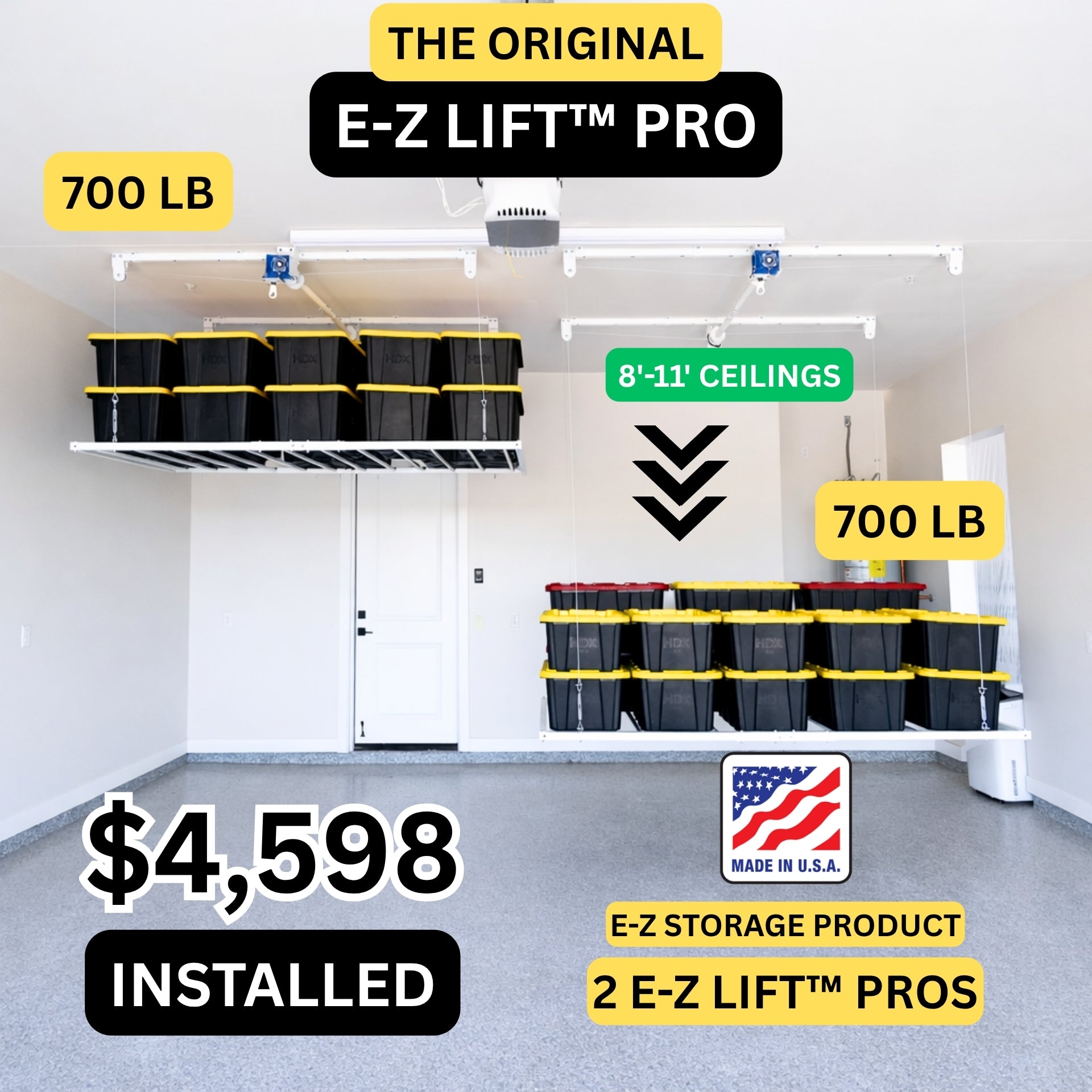 2-4'X8' E-Z Lift™ Pros