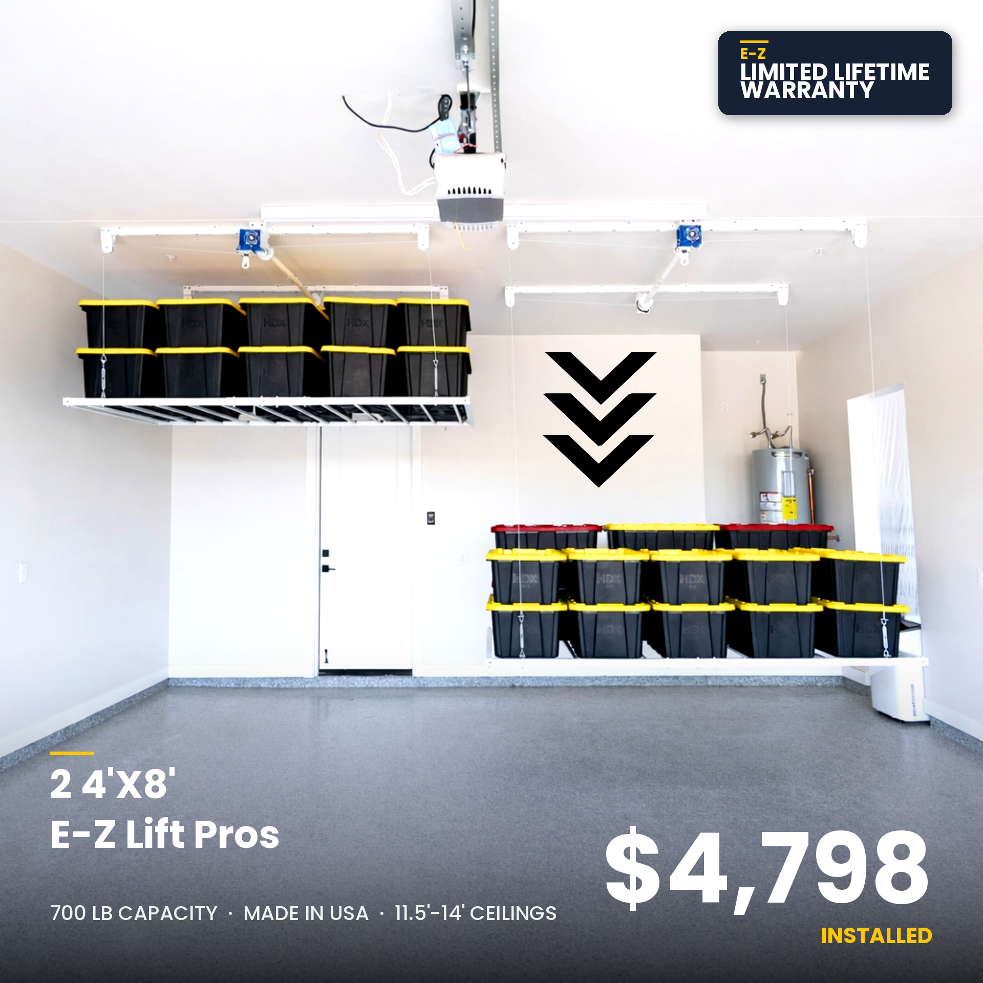 2-4'X8' E-Z Lift™ Pros