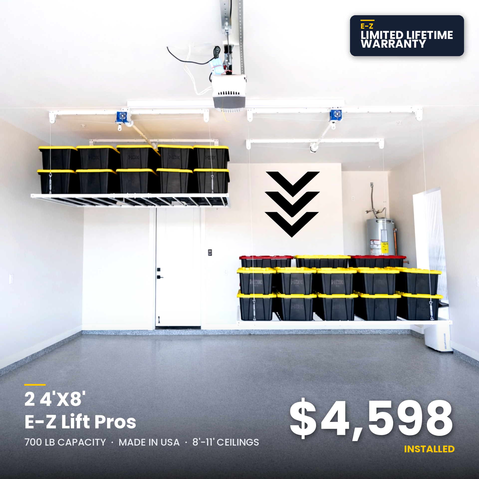2-4'X8' E-Z Lift™ Pros