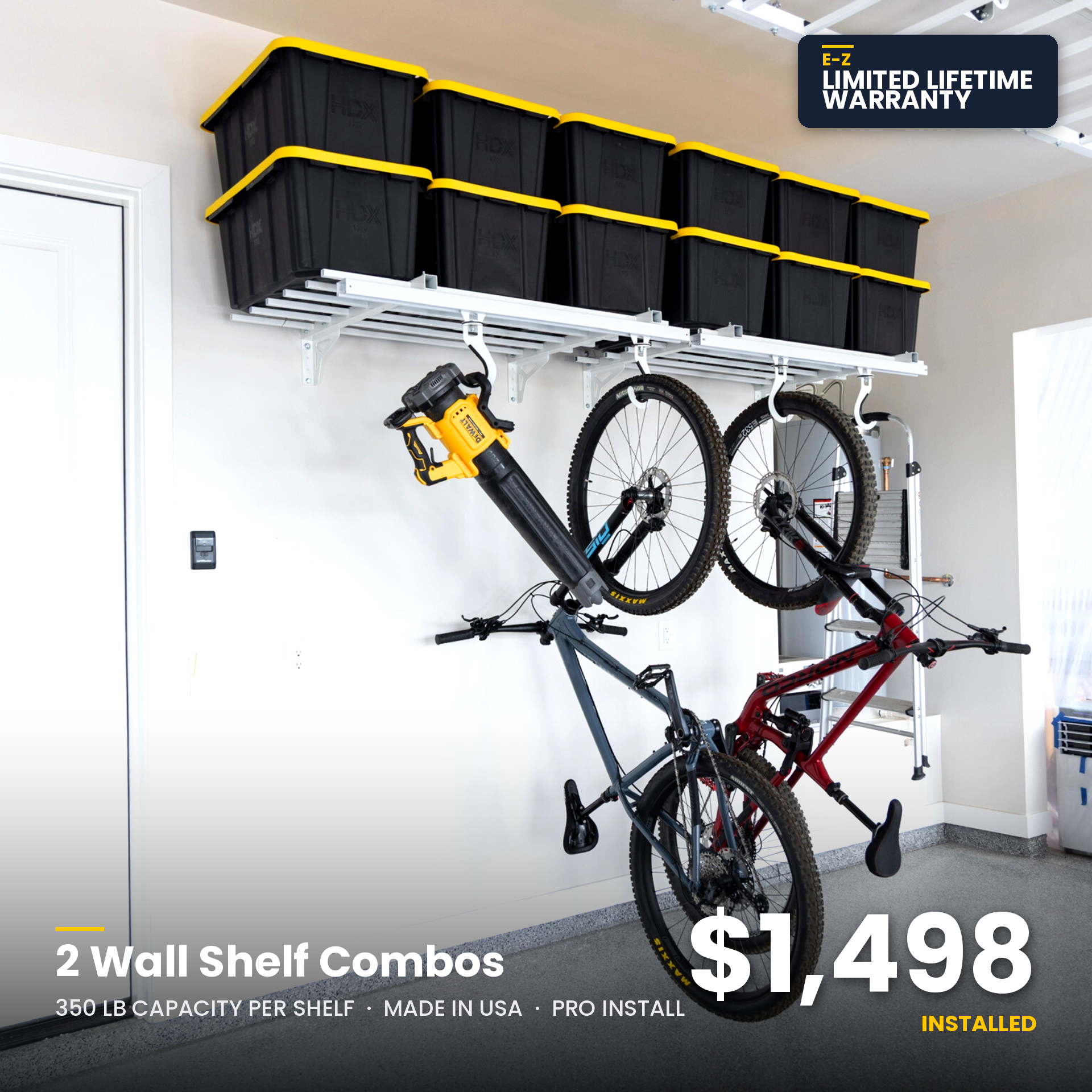 2-Wall Shelf Pro Combos