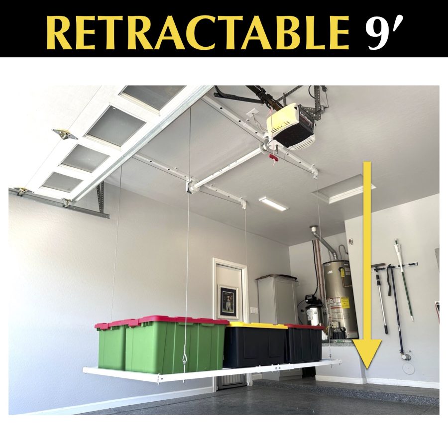 EZ Garage Lift THE 1 Retractable Overhead Ceiling Storage Lift
